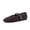 Coffee, variant on Cushionaire Graff Mary Jane Shoes for Women, Woven Ballet Flats with Adjustable Buckle Strap, Lightweight Slip On Shoes