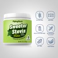 thumbnail image 3 of Sweeter Stevia 4.5oz | Stevia Extract with Inulin | Zero Calories Sweetener | By Piping Rock, 3 of 7