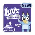 thumbnail image 3 of (4 pack) Luvs Platinum Protection Baby Diapers Size 4, 28 Count (Select for More Options), 3 of 12