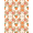 Orange Pink Beige, Pattern 2, variant on ODIKA 8'x10' Washable Area Rug Non-Slip Chair-Friendly Mat Vintage Orchard Design With Rustic Floral Corner Accents Peach Fruit Refined for Dining Room, Large Office, Lounge