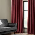 thumbnail image 4 of HPD Half Price Drapes Cinema Red Heritage Plush Velvet Room Darkening Curtains for Bedroom & Living Room Curtains (1 Panel), Window Curtains 96 inches long, Rod Pocket Curtains & Drapes, 50W X 96L, 4 of 12