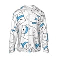 thumbnail image 2 of Lsque Scarf Bear UPF 50+ Lightweight Sun Protection Men's Women's Long Sleeve Shirt, Hoodie Performance -Large, 2 of 9