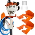 thumbnail image 2 of 2PCS Heavy Duty Weeder Holder Hook Weedeater Hanger Anti Slip Firm String Trimmer Holder Multifunctional Garage Wall Hooks Set, 2 of 5