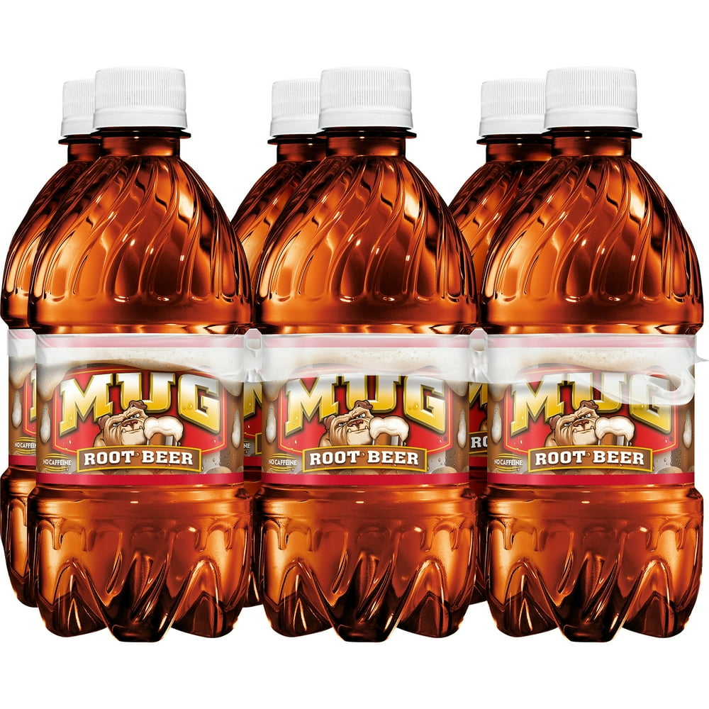 Mug Root Beer, 16 oz Bottles, 6 Count