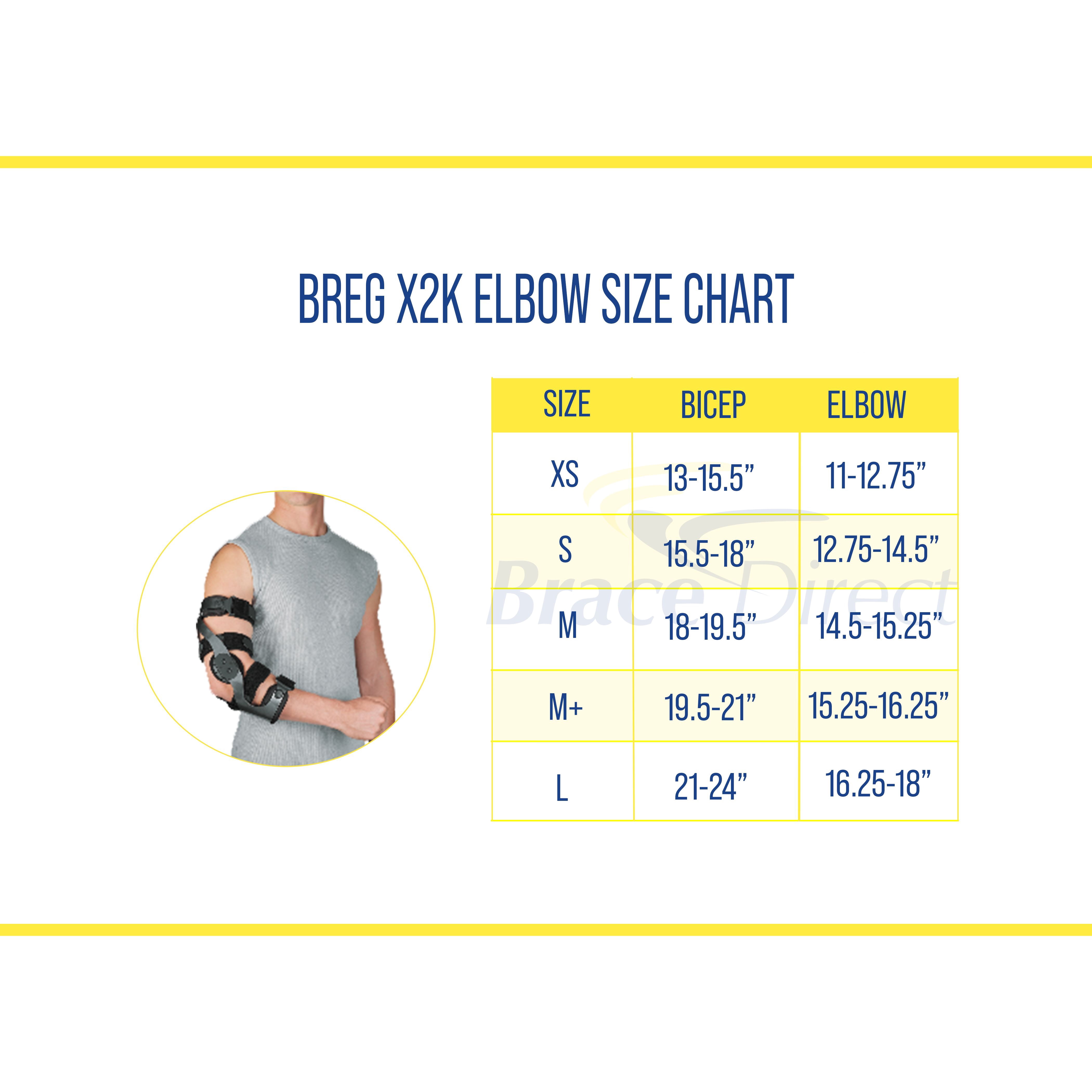 Breg X2K Performance Elbow Brace - Ultimate Support for Ligament Stability & Sports Protection