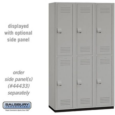 3 X 6 X 18 In Double Tier Extra Wide Heavy Duty Plastic Locker
