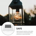 ITSELFER Solar Post Cap Light LED Fence Post Cap Light Solar Powered