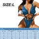 thumbnail image 2 of Traje de baño sexy de una pieza de piel de serpiente para mujer Trajes de baño metálicos Trajes de baño de bikini sexy, 2 of 6