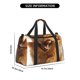thumbnail image 3 of Disketp Happy Fluffy Running Dog Bolsa de Viaje Tipo Duffle, Bolso de Mano para Fin de Semana para Mujer, Bolsa de Gimnasio Ligera para Hombre, Esencial para Viajes, 3 of 7