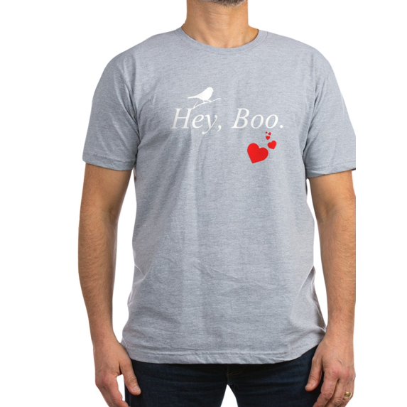 CafePress - Hey, Boo Men's Classic T Shirt - Men's Fitted T-Shirt