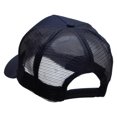 thumbnail image 3 of Sky Divers Embroidered 5 Panel High Profile Poly Cotton Twill Mesh Trucker Cap - Navy OSFM, 3 of 5
