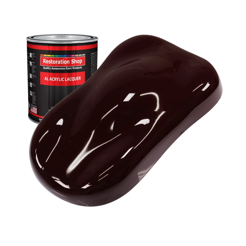 Restoration Shop Royal Maroon Acrylic Lacquer Auto Paint Quart