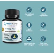 NatXtra I-Sleep Plus Vegetarian Capsules, 60 Count