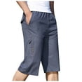 thumbnail image 2 of cllios Cargo Shorts for Men Summer Casual Work Shorts Lightweight Workout Cargo Shorts with Multi Pockets Fathers Day Gifts Dark Gray,XXXXXXL, 2 of 9