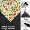 thumbnail image 3 of Pioneer Flower Floral Print Pattern Kitchen Rugs Sets Of 3,Kitchen Runner Rugs Non Skid Washable,Decorative Kitchen Floor Mats for Kitchen,Sink,Laundry,17X30 Inch + 17X47 Inch + 17X59 Inch, 3 of 6