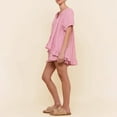 thumbnail image 2 of Ihph7 Short Pajama Set for Women Gingham Pajama Set Cute Pajama Sets for Women Babydoll Pajamas for Women Button Up Pajamas for Women Button Down Pajamas Women Pink L, 2 of 4