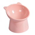 thumbnail image 1 of Clearance!Pet Feeding Bowl Tilted Elevated Bowl Protects Cervical Vertebravels Ceramic Raised Cat Food Bowl, 1 of 6