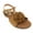 Camel, variant on Women's Solid Flower Sandals