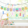 thumbnail image 2 of KCEHTA Easter Banner, Happy Easter Banner, Easter Hanging Paper Banner, Easter Decorations Banner, Easter Decorations Indoor, Easter Birthday Party Decorations, 2 of 7