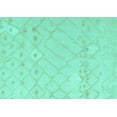 thumbnail image 1 of Ahgly Company Indoor Rectangle Solid Turquoise Blue Modern Area Rugs, 8' x 12', 1 of 4