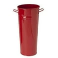 thumbnail image 2 of Houston International Trading 8300E XR Enameled Galvanized Vase, Red, 2 of 2