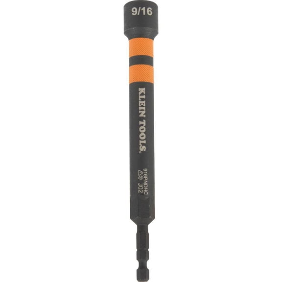 Klein Tools 916PNDHC Hollow Magnetic Color-Coded Power Nut Driver, 9/16"