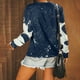 thumbnail image 4 of Sudadera de Cuello Redondo de Navidad Para Mujer, Tops Casuales de Moda, Jersey de Manta Con Lazo Estampado de Manga Larga, Jersey Odeerbi  ODB197407, 4 of 6