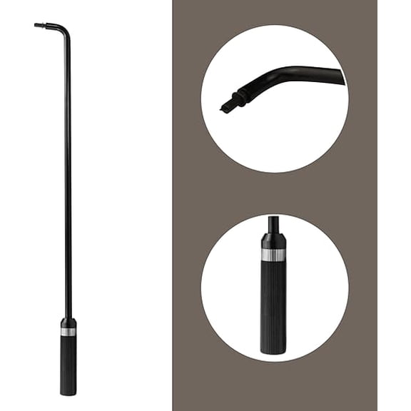 Pilot Screw Adjustment Tool, 16.34" Carburetor Repair Repair Tool with 110 Degree Screwdriver Aluminum Stainless Steel Body for Carb ATV UTV Snowmobile