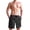 Black Elegant Swirling Plants, variant on Dailycode Men's Quick Dry Swim Trunks Beach Shorts Casual Summer Board Shorts with Pockets, Blue White Abstract Geometric Lines