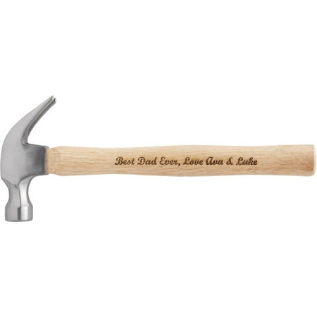 Personalized Building Memories Wood Hammer, Available in 2 Font