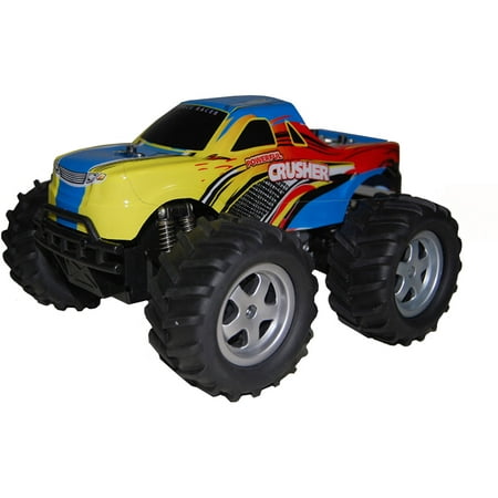 force racers 1 16 scale crusher monster truck with glove control