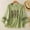 Green, variant on Boho Embroidered Tops for Women Long Sleeve Loose Fit Blouses Ethnic Peasant Shirts Casual Tunic
