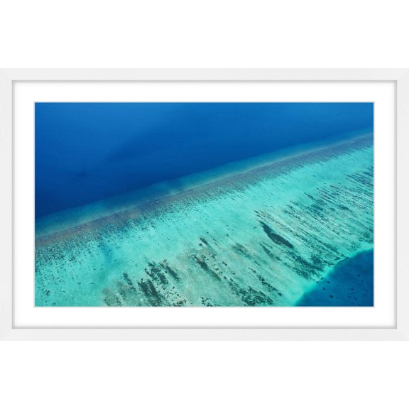 Marmont Hill "Water Layers" Framed Painting Print