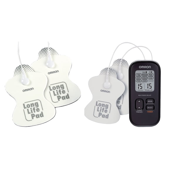 Omron Max Power Relief Tens Device & Long Life Pads (843631135495)
