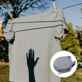 Omeite Retractable Clothesline Portable Heavy Duty Indoor and Outdoor Single Clothes Drying Rack