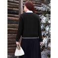 thumbnail image 4 of BeautyIn Women Cardigans Button Down Knitted Sweater Winter Versatile Coat, 4 of 4