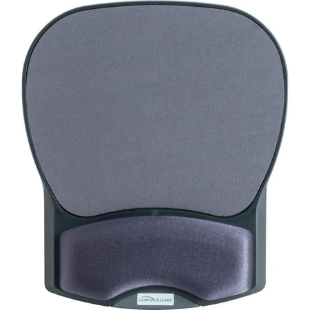 UPC: 0794192553023 | Compucessory  CCS55302  Gel Wrist Rest with Mouse Pads  1  Charcoal
