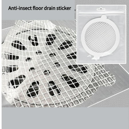 

10 Pack Disposable Hair Catchers for Shower Disposable Drain Hair Catcher Waterproof Adhesive Mesh Stickers for Shower Drain Cover for Bathroom and Bathtub