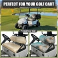 thumbnail image 6 of FUIALDOLG Univesal Golf Cart Seat Protector Set for Club Car Precedent Seats Ocean Beach Starfish Print Washable Golf Cart Bench Seat Covers for Women Men Easy to Install, 6 of 8