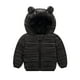 thumbnail image 1 of Gibobby Abrigos de invierno para bebés y niñasAbrigo cálido para niños al libre a de viento para bebés, chaqueta para niños pequeños con capucha, abrigo (Negro, 2-3 Años), 1 of 4