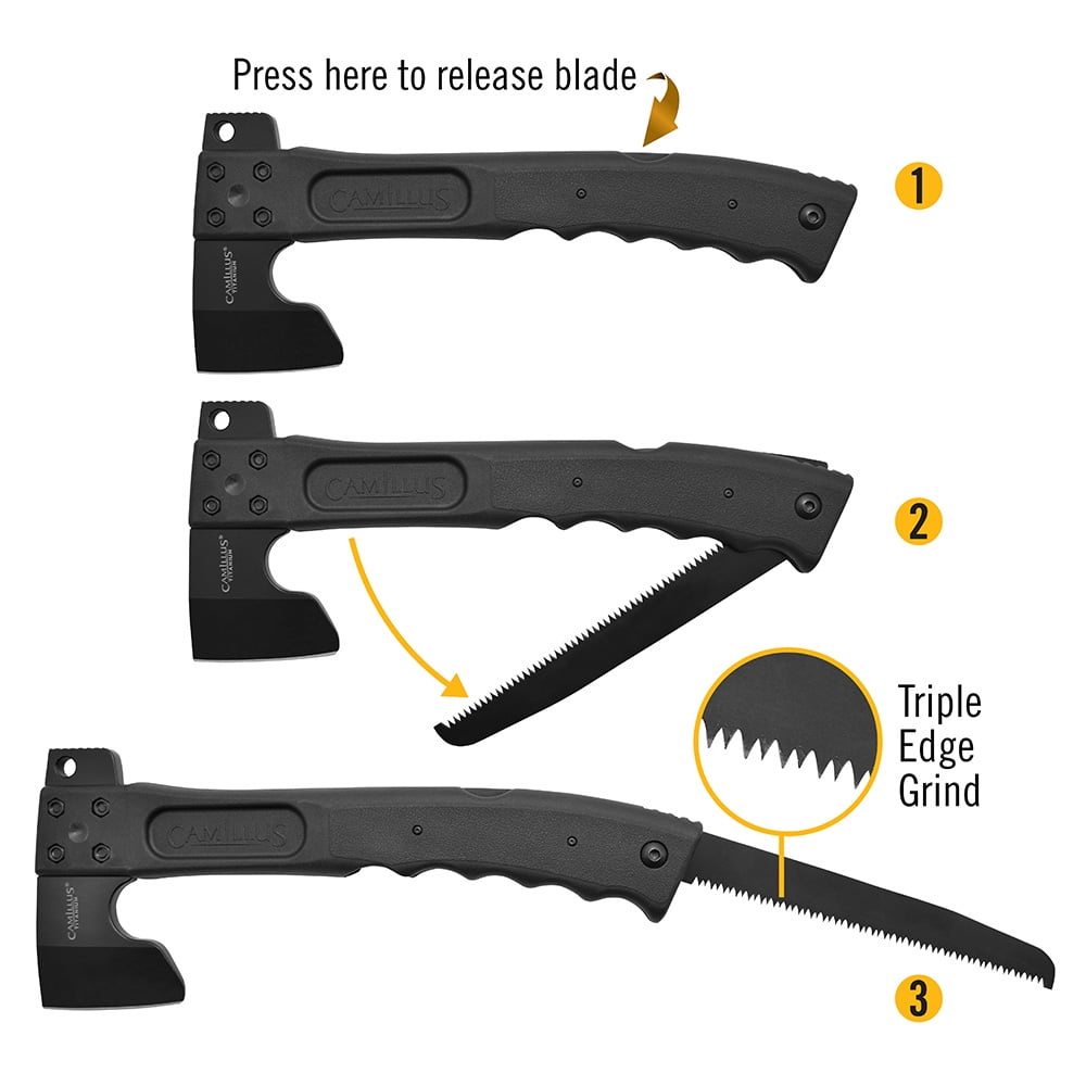 Camillus Camtrax 3-in-1 Hatchet 7