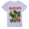 thumbnail image 3 of Roblox-Camiseta de juego para niños, Top de manga corta con dibujos animados, ropa informal con estampado 3D, Camiseta deportiva de Anime, regalos de cumpleaños, 3 of 4