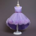 thumbnail image 2 of Lindreshi Baby Girl Clothes Children Dress Girl No Sleeve Princess Dress Flower Tail Dress Skirt Skirt Net Gauze Dress Canonicals, 2 of 9