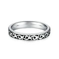 thumbnail image 4 of Celtic Knot Stainless Steel Rings for Man Women Vintage Vine Pattern Silver Polished Wedding Promise Band, 4 of 4