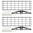 thumbnail image 4 of GloryStar 48x12/48x24/72x24 Inch Wall-Mount Iron Garage Shelf, 150 lbs Capacity, Quick-Install Storage Rack with Level, 4 of 8