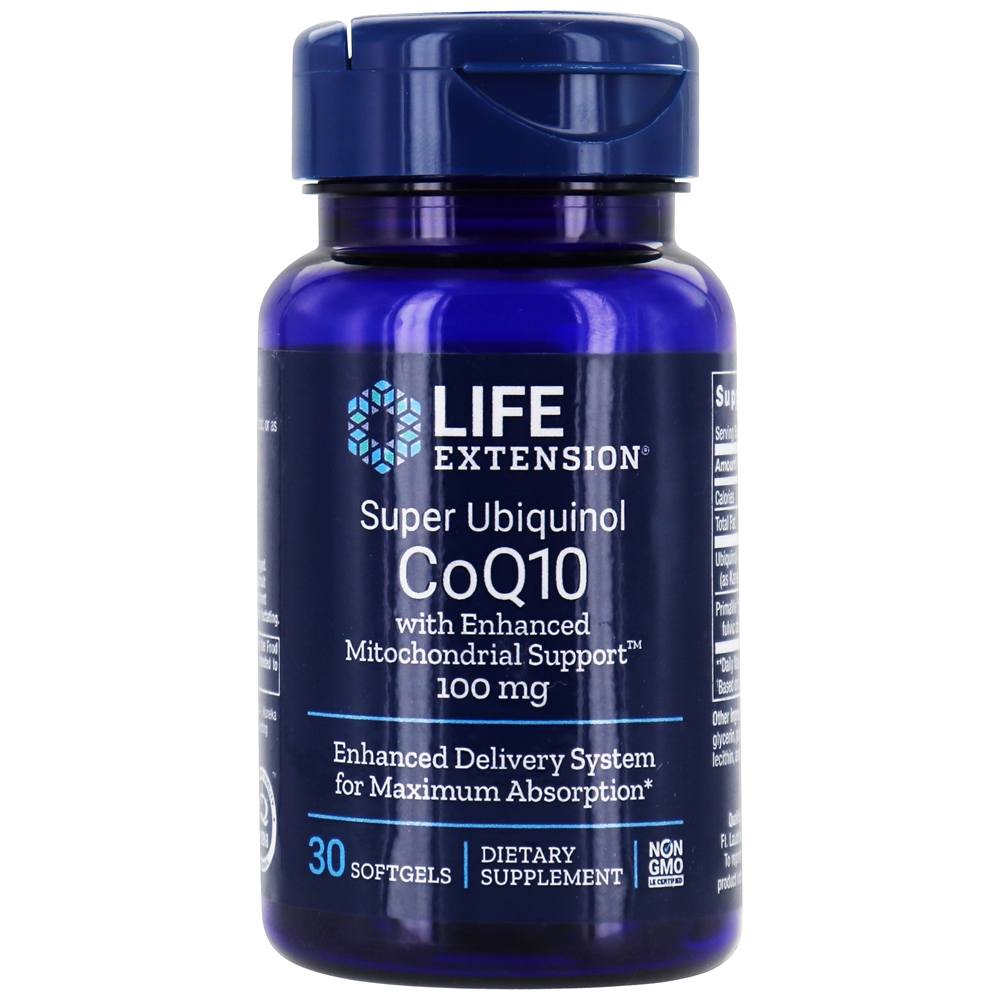 Life Extension Super Ubiquinol CoQ10 with Enhanced Mitochondrial