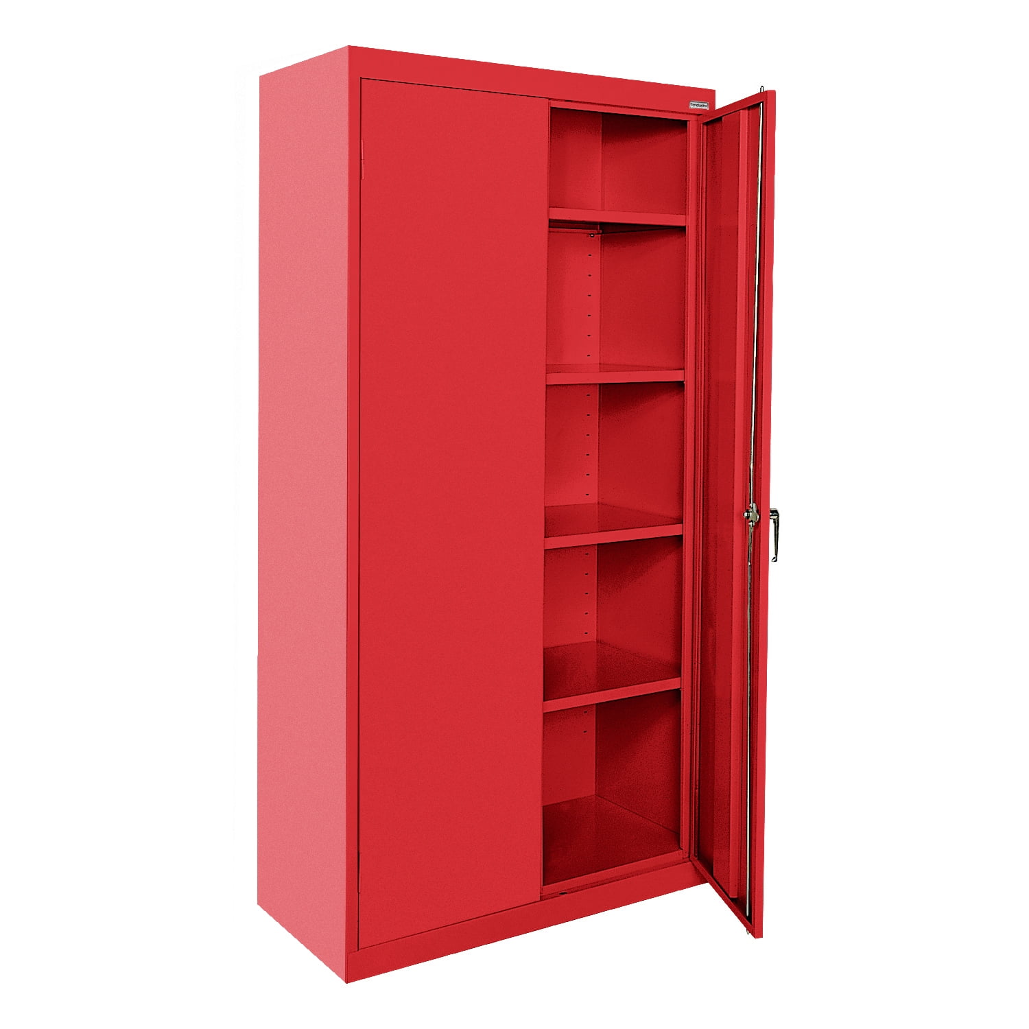 Sandusky Classic Series Welded Steel Garage Storage Cabinet, Red