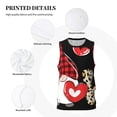 thumbnail image 3 of Pofeuu Love Gnomes Print Basketball Jersey, Shirts for Men Youth Basketball Jersey Crew Neck-Small, 3 of 6