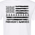 thumbnail image 4 of Inktastic Parkinson's Awareness Gray Ribbons and Flag T-Shirt, 4 of 5