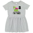 thumbnail image 3 of Inktastic 2nd Birthday Girl Dragon Girls Toddler Dress, 3 of 5